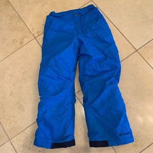 Little boys Columbia fleece lined waterproof ski pants